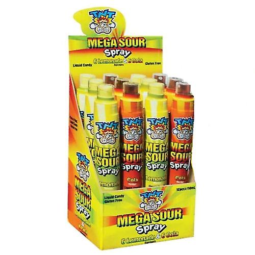 COLA & LEMONADE TNT Mega Candy Sour Spray 12x110mL Bursting Tangy Fruity Flavour