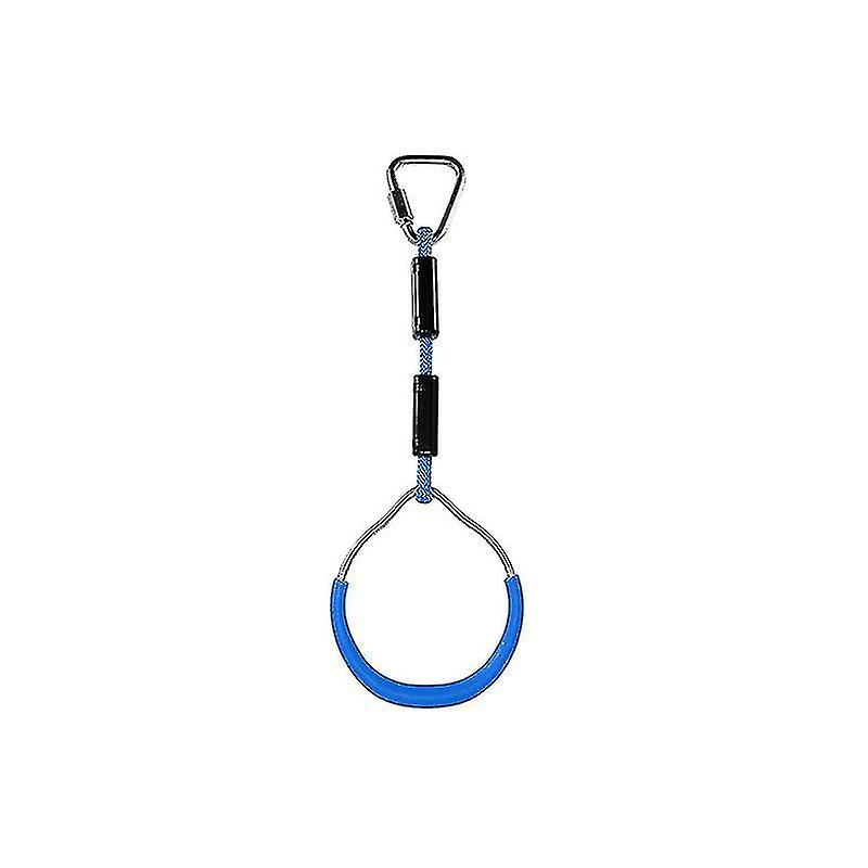 Rocker Gymnastics Ring - Climbing Ring Swing Accessory, Blue