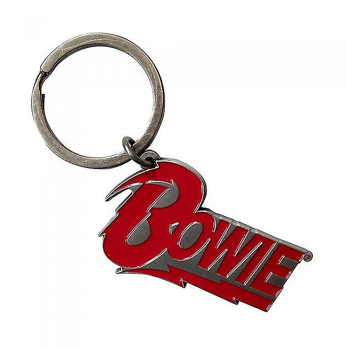 David Bowie Logo Keyring