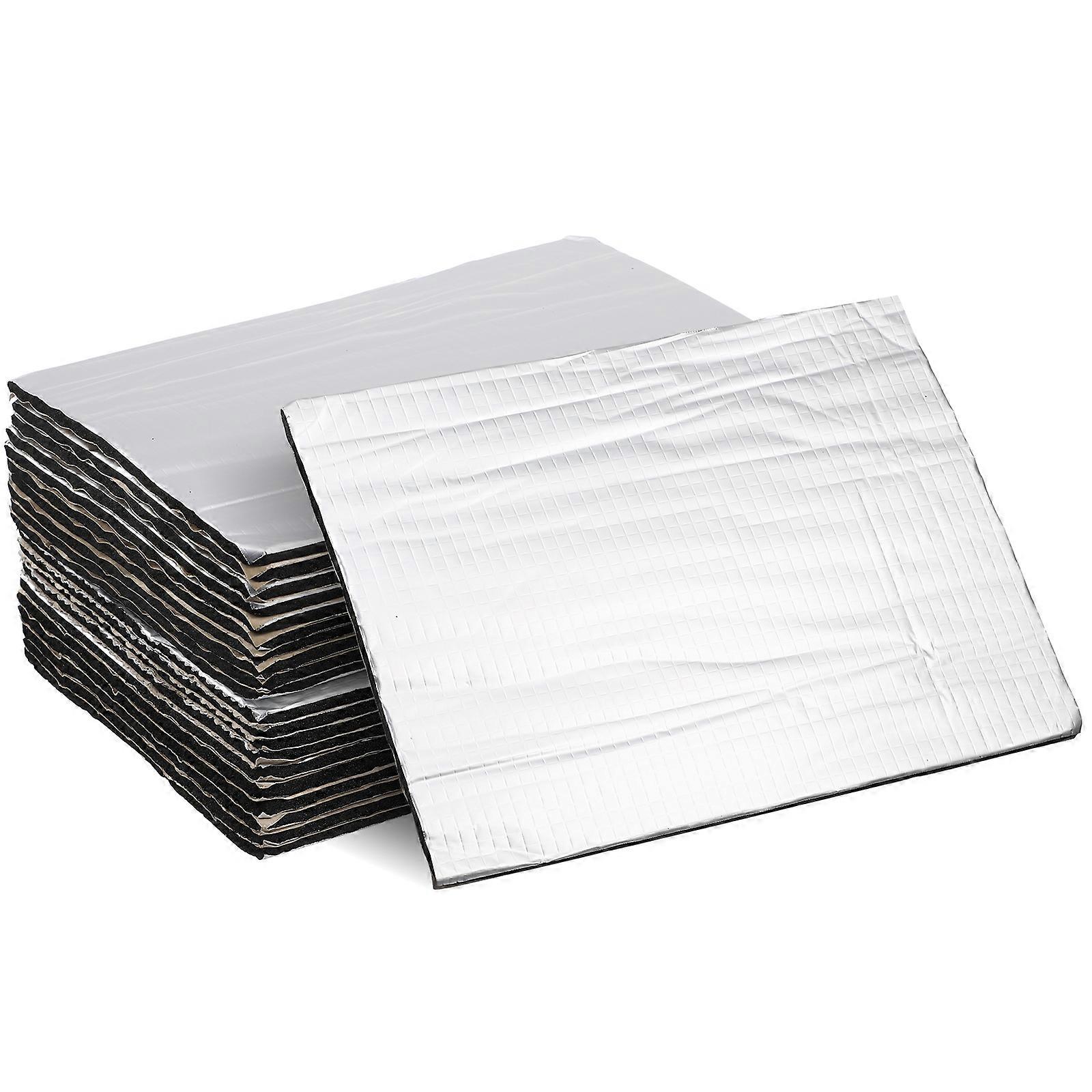 20 stücke Sound Trittschalldämmung Dämpfung Matte Auto Stille Compact Van Wärme Noise Isolierung Matte