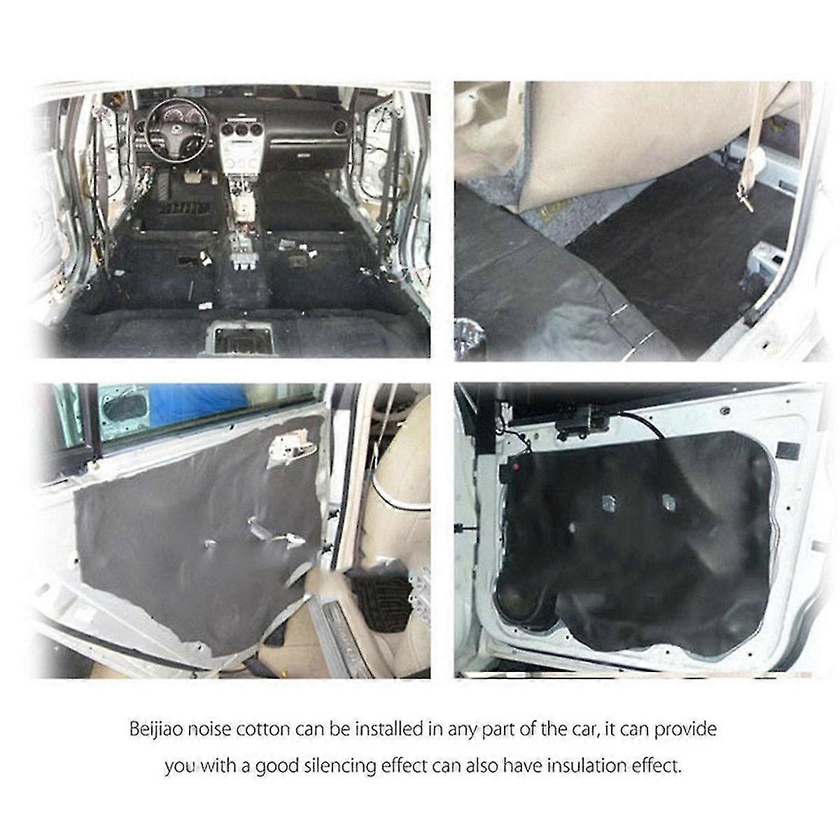 9 件隔音垫 6 毫米汽车隔热垫隔音垫隔热和降噪（50x30cm）