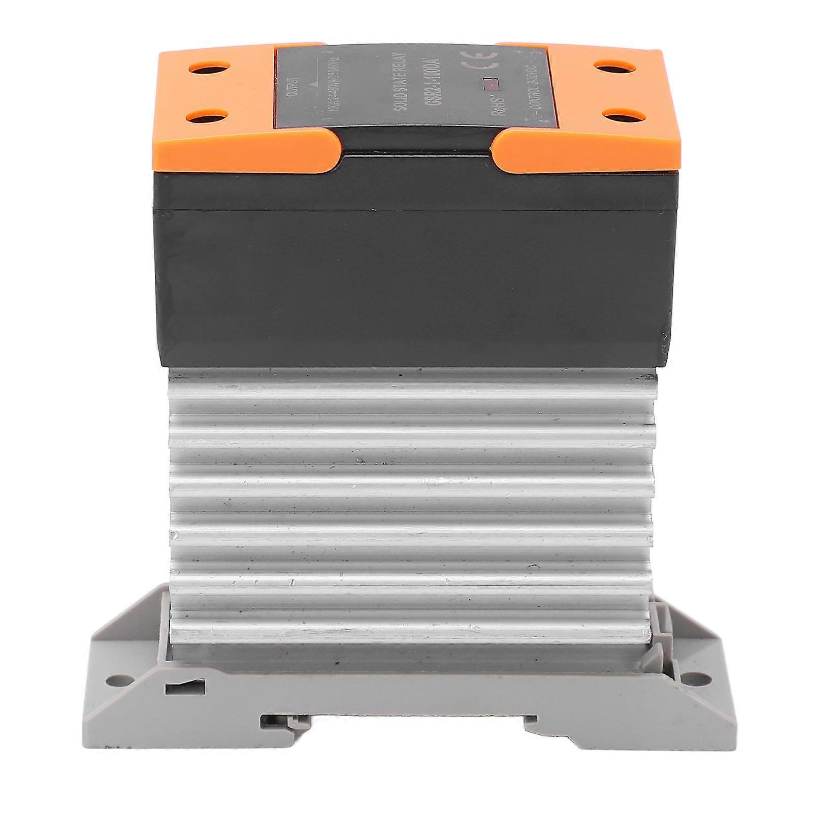 Solid State Relay DA Small Relay Module with Heat Sink 3?32VDC Input 24?480VAC Output