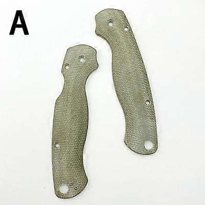 1pair Micarta Blade Handle Patch for Spider Para2 C81 Knife Folding Knife Patch Material DIY Accessories