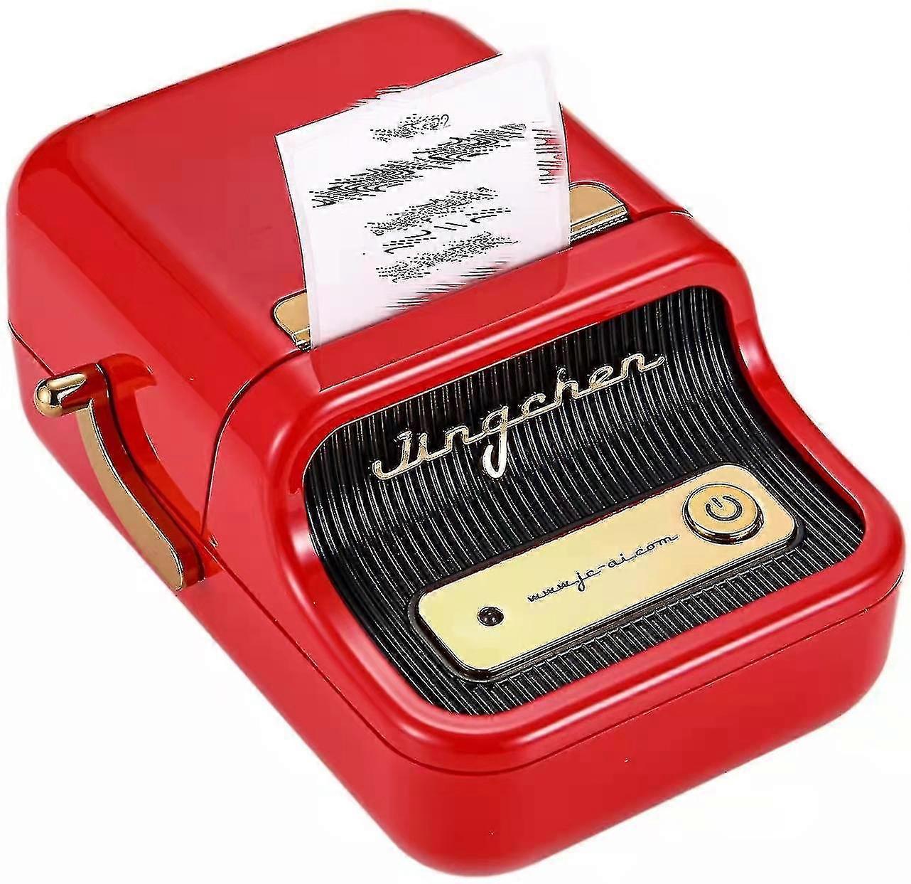 Label Maker Machine Sticker Printer With Tape, Wireless Technology And White Label Paper For Home & Office Organization