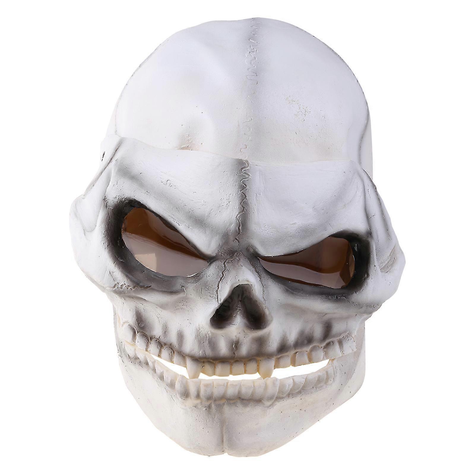 Motorcycle Helmet Skull Mask Halloween Prank Prop Unique Skull Skeleton Visor