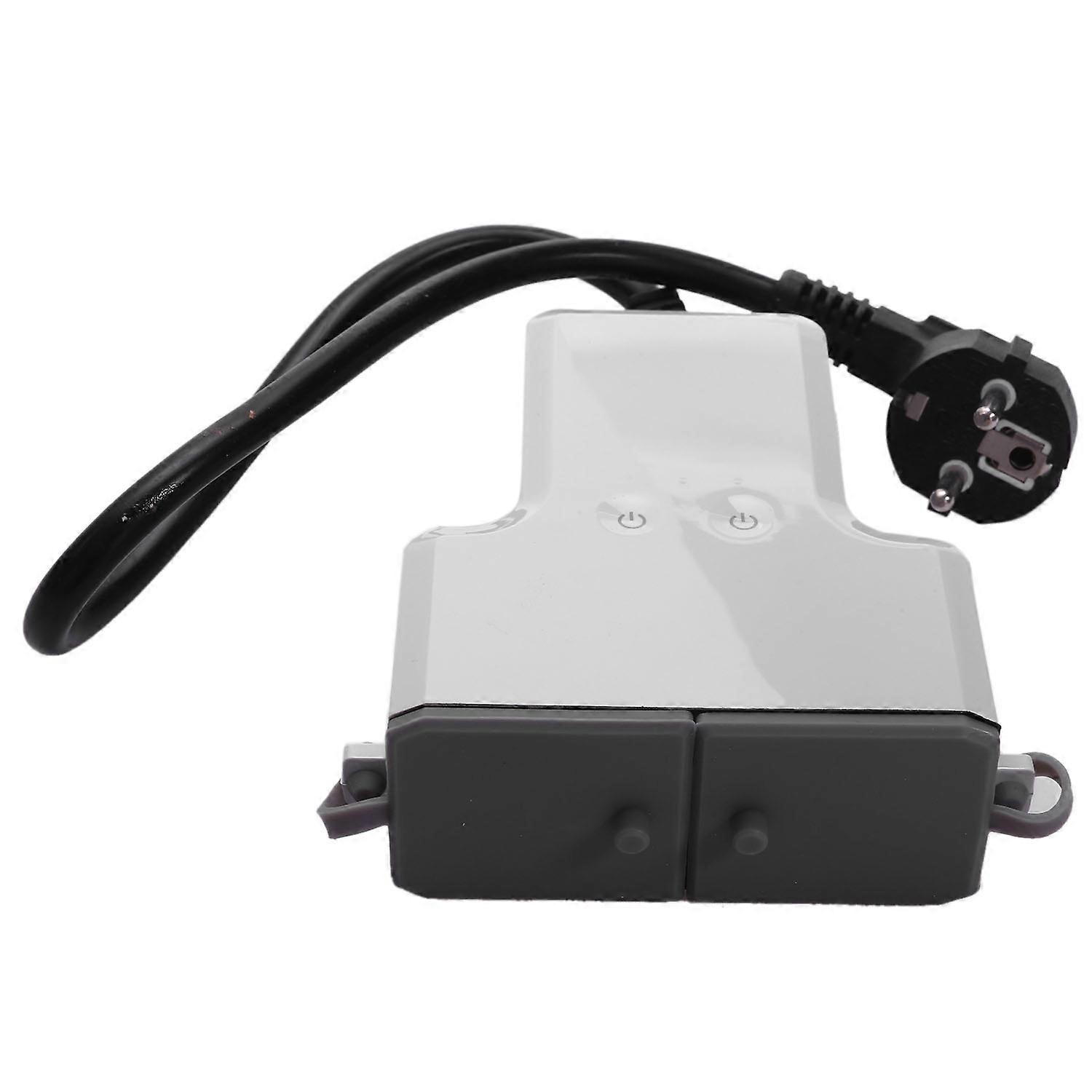 Tuya Waterproof Smart Plug Wifi Smart Socket Outdoor Socket Time Setting Remote Outlet Compatible with Alexa Home(EU Plug)