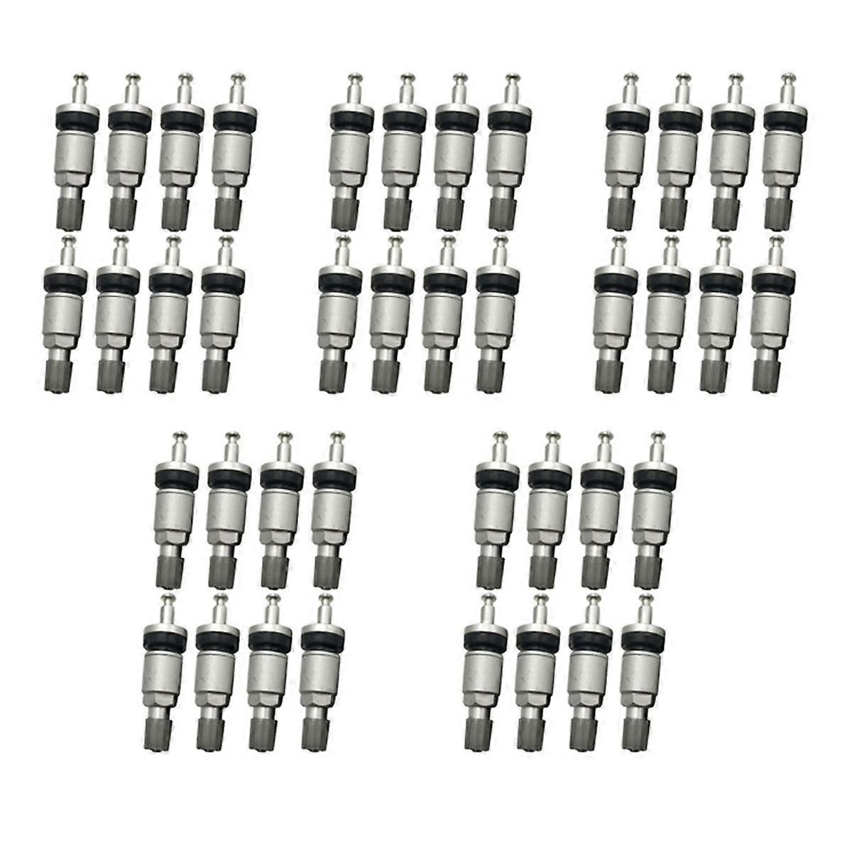 40st TPMS däckventiler för legering slanglös ventil för däcktrycksövervakningssystem sensorventil st