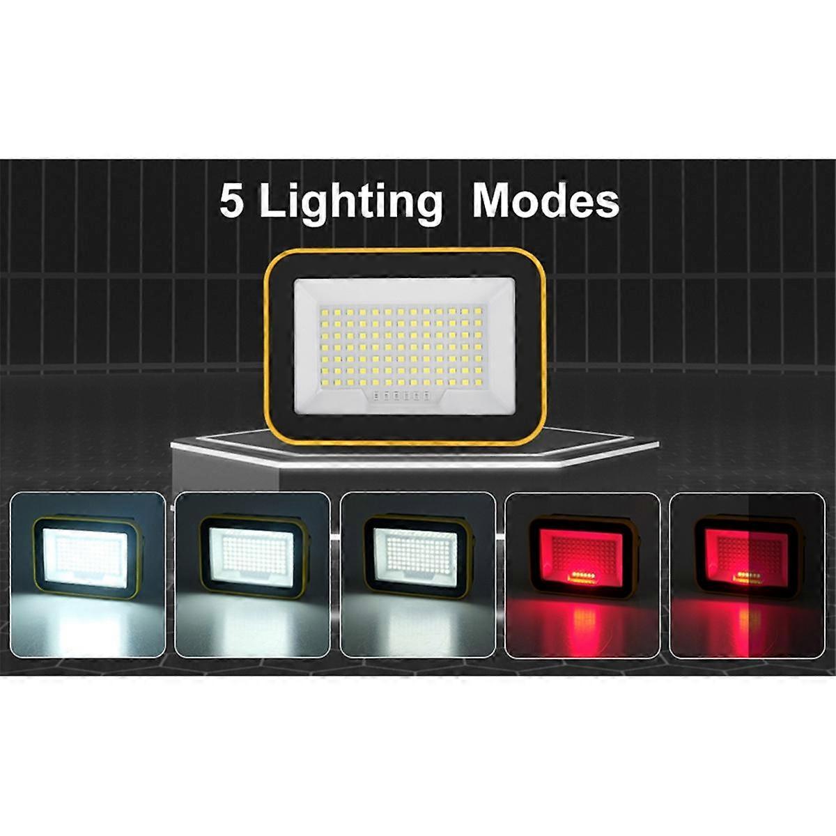 محمول سوبر برايت 97 SMD ضوء العمل USB قابل لإعادة الشحن 5 أوضاع مصباح يدوي LED للتخييم في الهواء الطلق والطوارئ