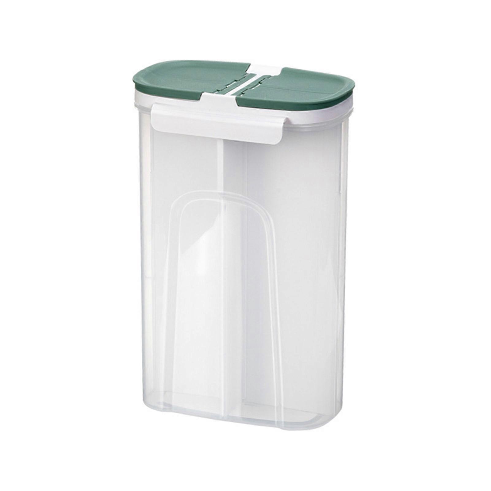 Clear Rice Dispenser Container Leak Proof Air Tight Container for Rice Sugar Candy Flour
