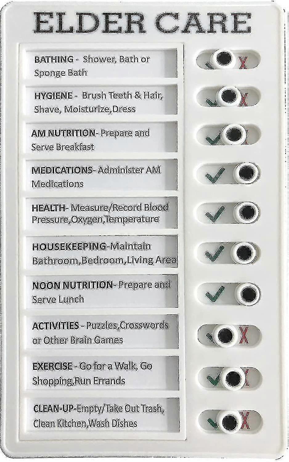 Chore Chart Memo Checklist Board Daily To Do List Planner Check List Chore Board For Kids Adults Rv Checklist My Chores Elder Care Checklist For Check