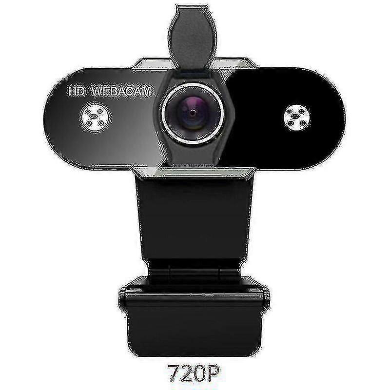 (720p) Usb 2.0 Hd Webcam Web Cam Camera For Pc Desktop Laptop Computer Office