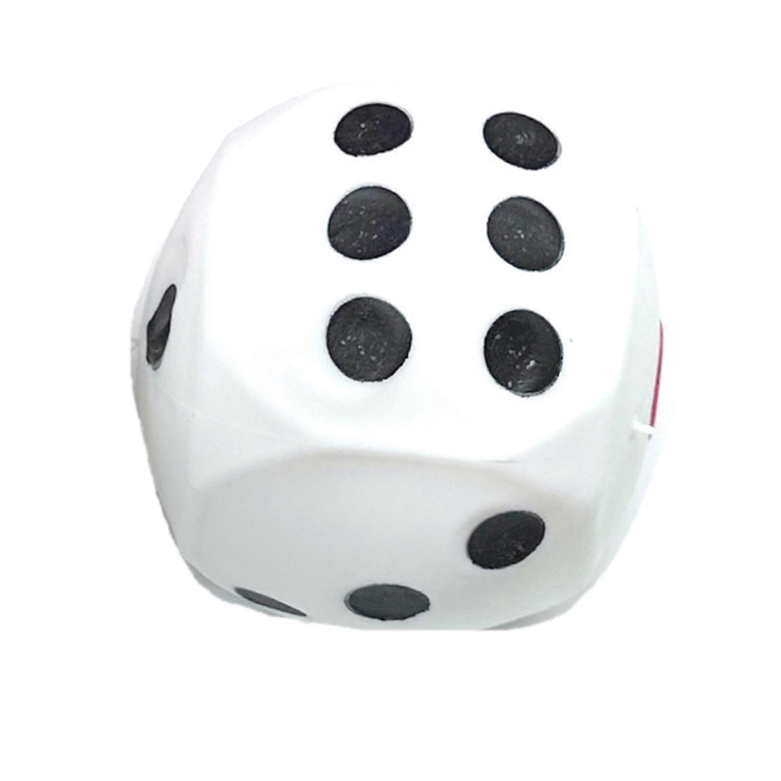Dice Stress Ball Comfortable Soft Bouncy Stress Relief Dice Fingertip Toy for Kids Adults