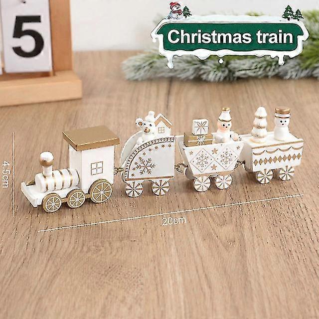 Noel Ahşap Tren Ev İçin Mutlu Noeller Süsleri 2023 Noel Ağacı Süsü Navidad Noel Çocuk Hediyesi Yeni Yılınız Kutlu Olsun 2024