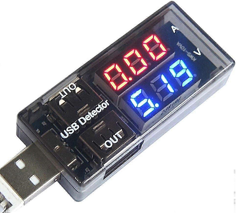 USB Charger Doctor Current Voltage Battery DetectorUSB Multimeter Tester Mobile Power Panel Monitor Gauge DC LED Display