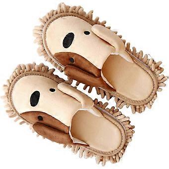 1 Pair Dust Mop Cap Duster Mop Slippers Women Mop Shoes Dust Mop Slippers Floor Cleaning Slippers Indoor Slipper Microfiber Slippers