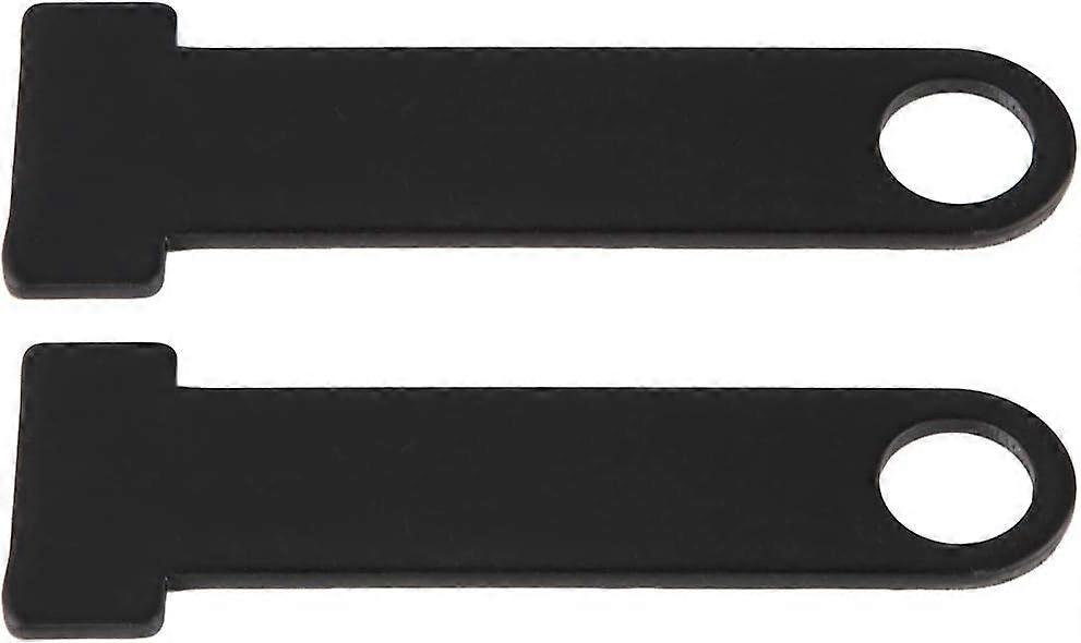 D-Ring Lock, Universal Stainless Steel Motorcycle Helmet Strap(Black)