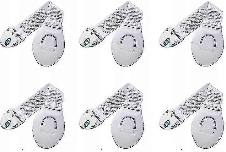 Multifunctional Lock For Baby Safety Cabinet, No Need To Drill, For Refrigerator, Drawer, Cabinet 6 Pack