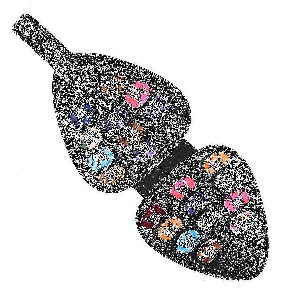 Guitar Picks Holder Case Bag Organizer Box Include 22 Guitar Picks
