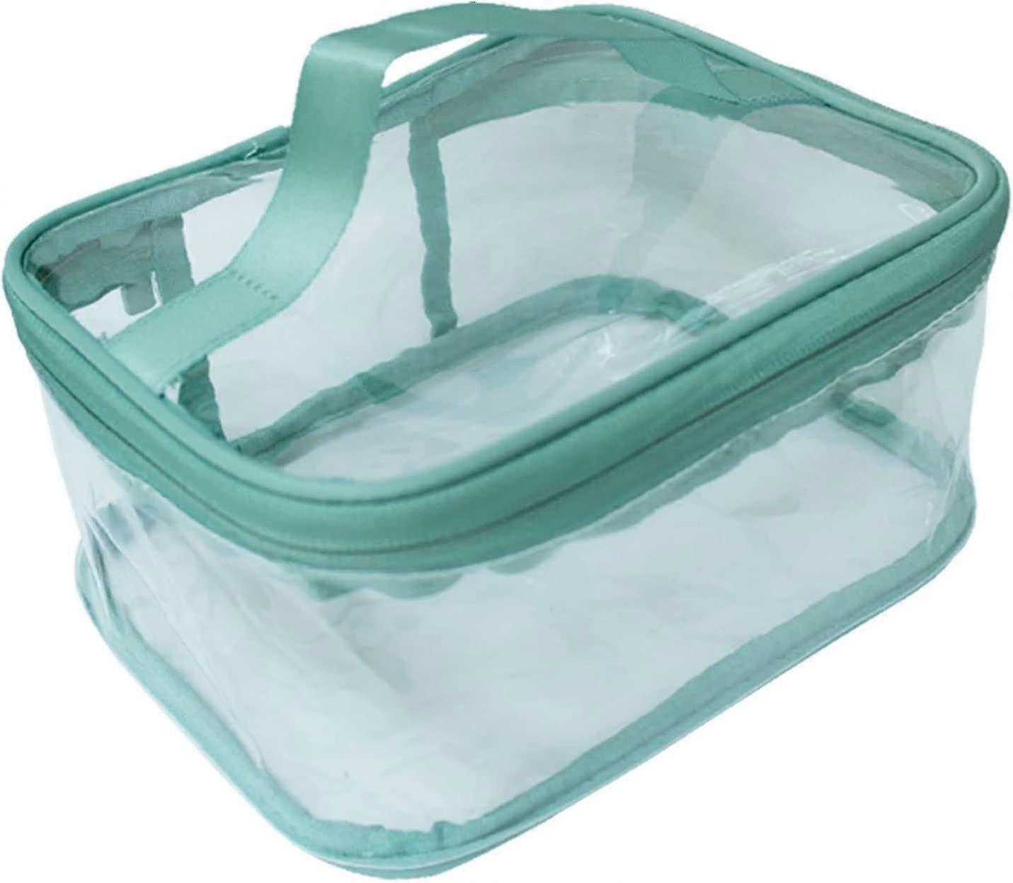 toiletry makeup bag (green)