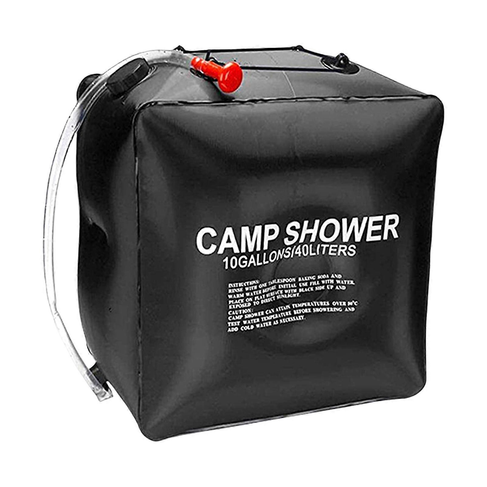 Kaesi 1 Set 40L Outdoor Shower Bag Safe Large Capacity Tear-resistant High Load Bearing Wear-resistant Water Storage Eco-friendly Portable Solar Campi