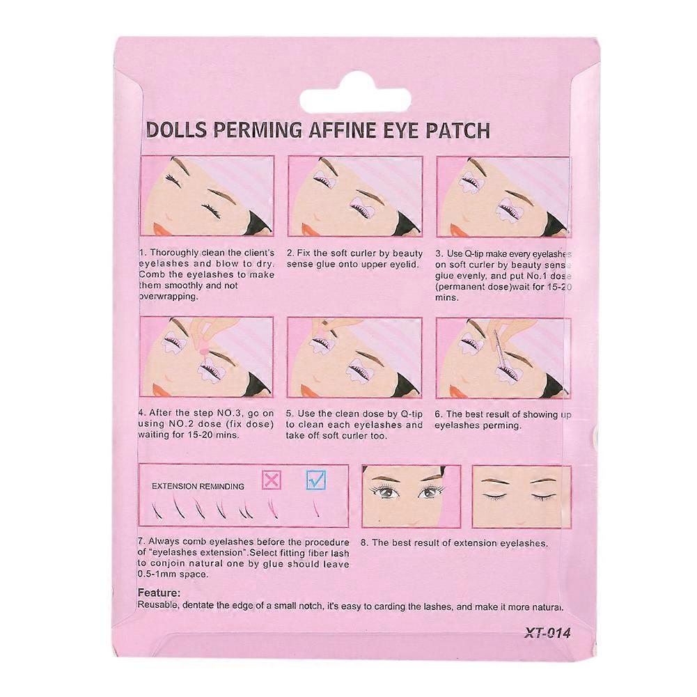 5Pairs/Set Silicone Perming Lifting Lift 3D Eyelash Curler Shield Pad Patch Makeup Tool