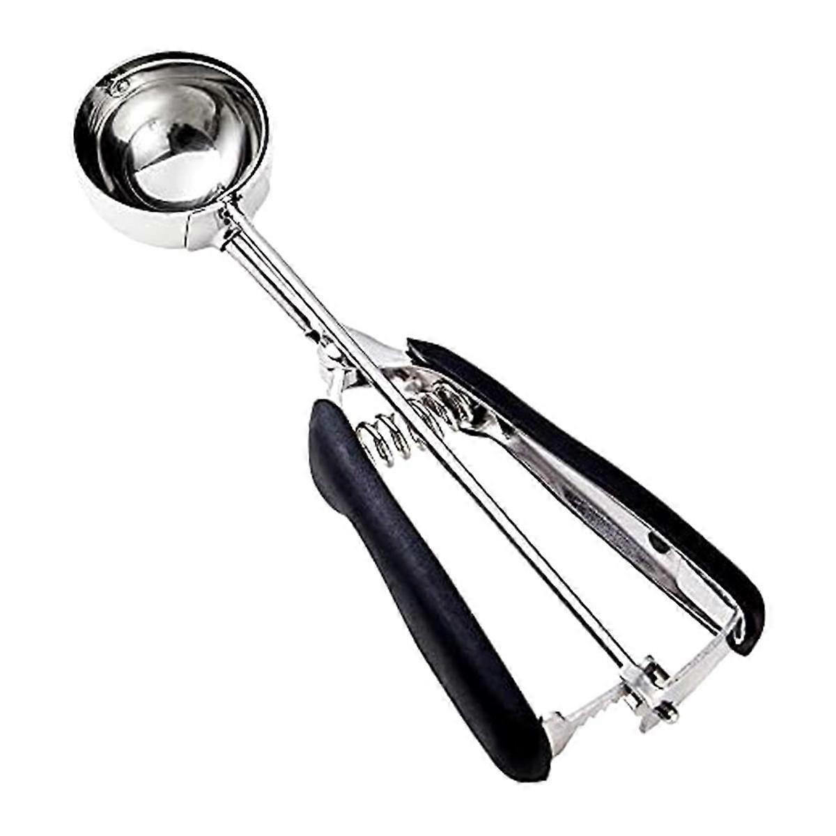 Cookie Scoop, Cookie Dough Scoop, Spring-Loaded Ice Cream Scoop, Stainless Steel Scoop, Comfortable