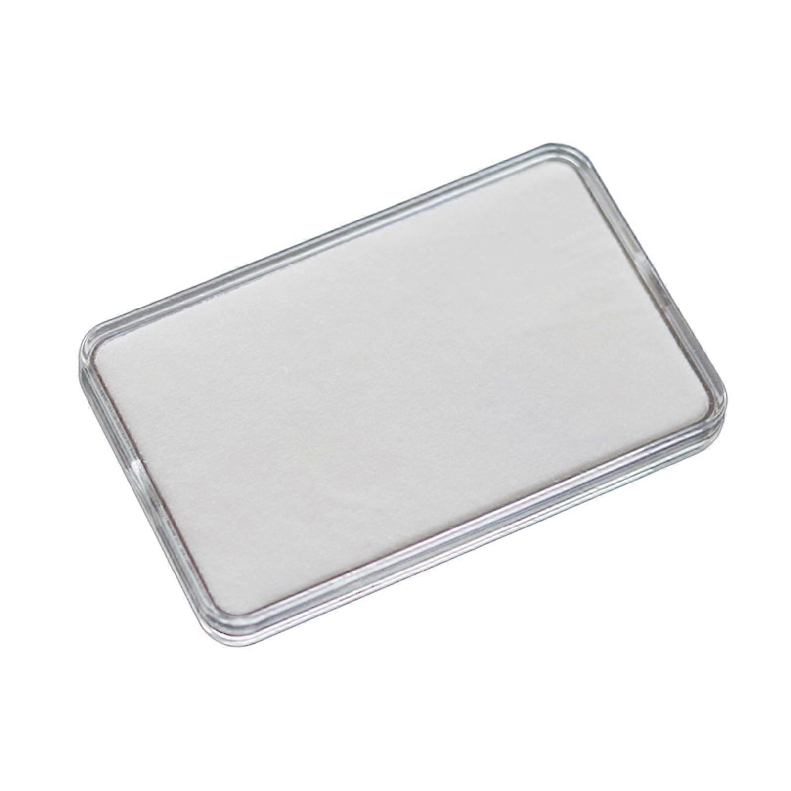 Clear Plastic Ancient Coin Collection Display Storage Box Case Portable Size