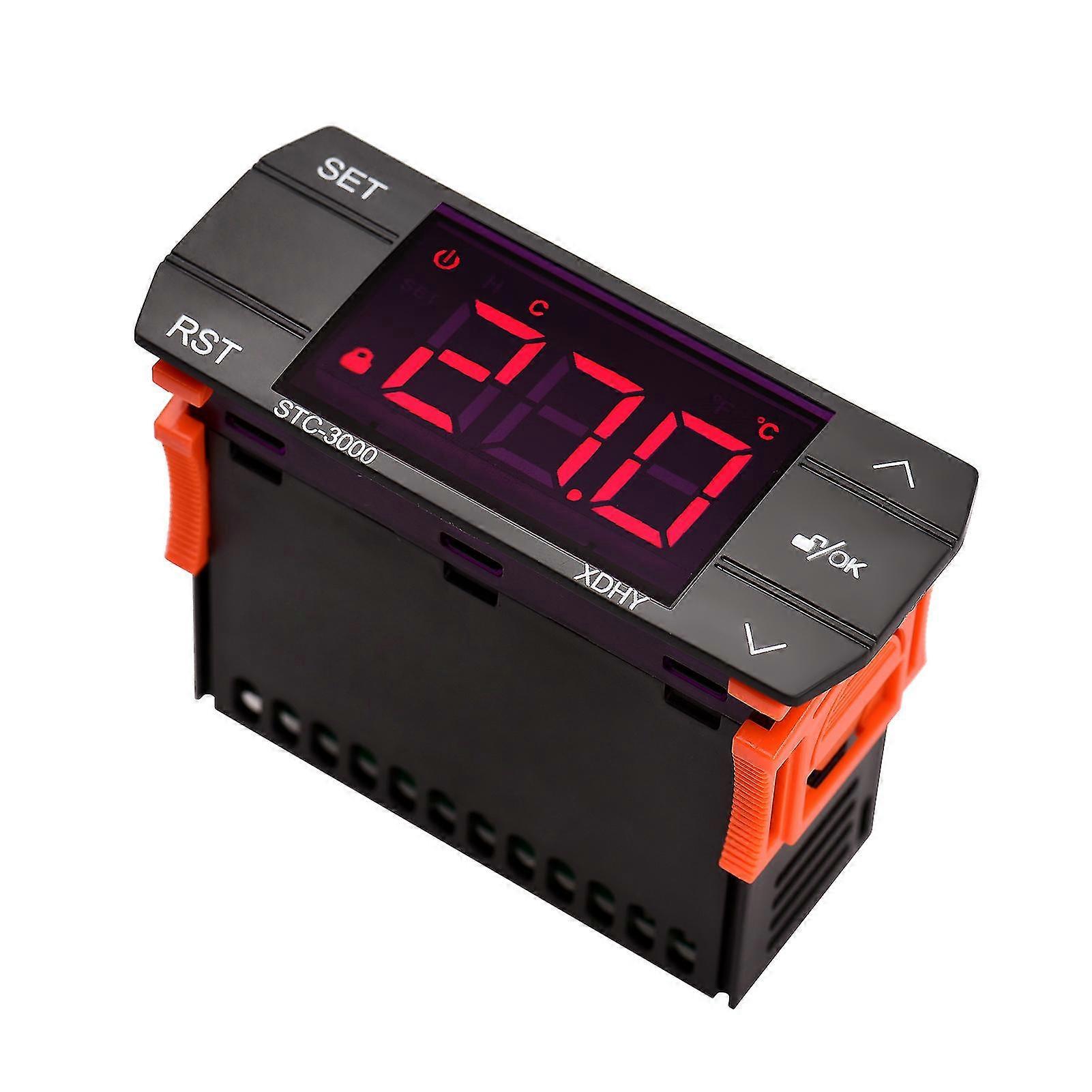 30a Digital Temperature Controller Stc-3000 Intelligent Temperature ...