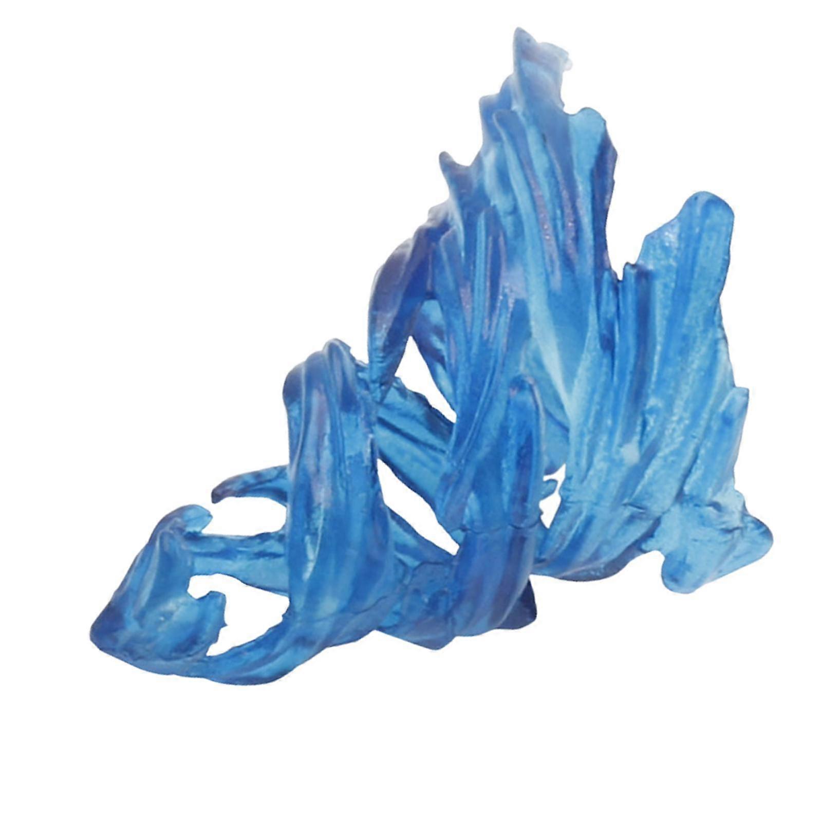 Action Figures Whirlwind Kick Effect Desktop Decoration Age 14+ Wind Effects blue