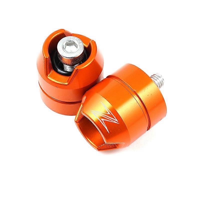 Redkid For Kawasaki Z900 Z800 Z750 Z1000 Z400 ZX6R Z 900 2020 2021 Motorcycle Accessories Handlebar Grips Handle Bar Ends Cover Orange-2