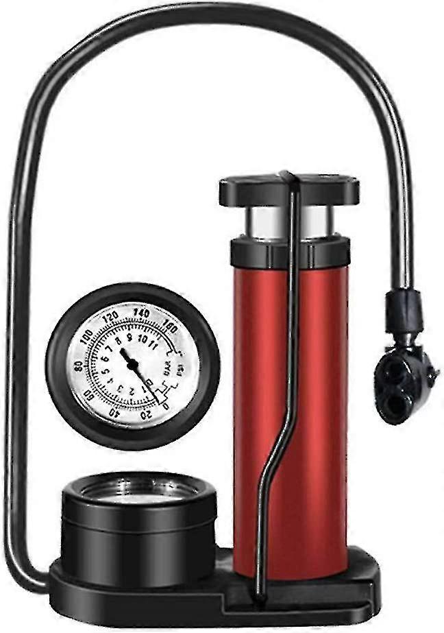 160psi Fahrradpumpe mit Manometer Kompaktes Mountainbike Mini Pumpe Fahrradpumpe Petdal Reifen Reifen Luftdruckmessgerät für Fahrräder Elektrofahrräder
