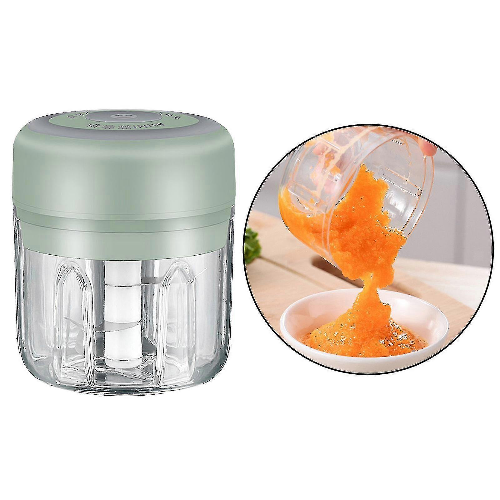 Elektrikli Mini Sarımsak Doğrayıcı Sarımsak Parçalayıcı Et Kıyma Kıyma Makinesi Usb Şarj Taşınabilir Su Geçirmez Gıda Mikseri 100ml / 250ml