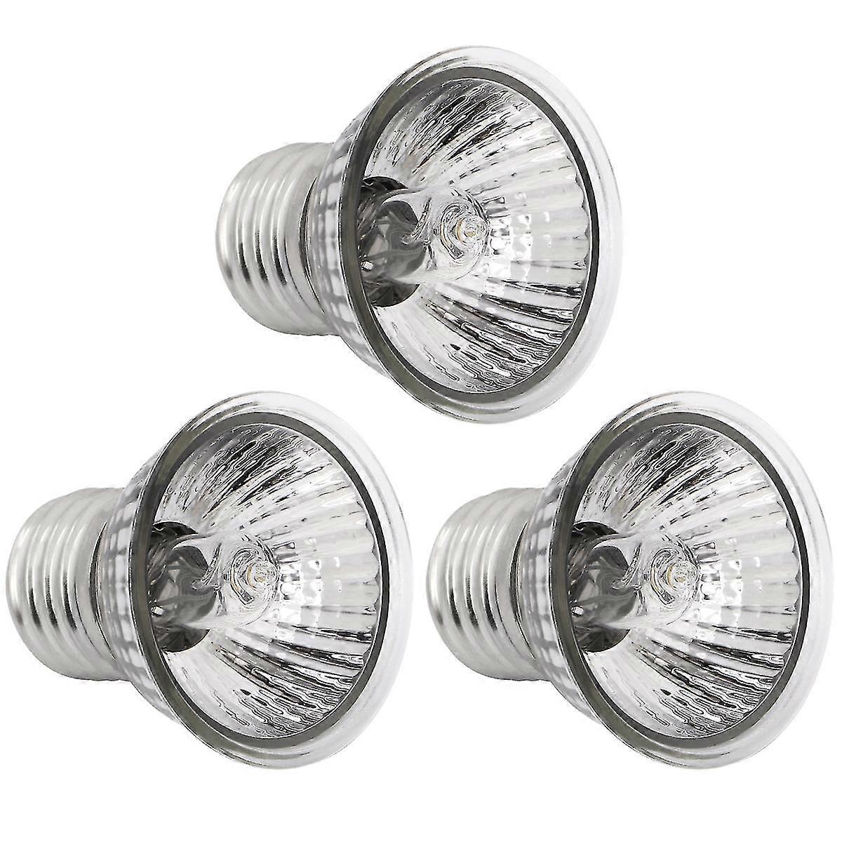 3 Pcs Heat Light Bulbs Reptile Warm Lamp Basking Lamp Lizard Snakes Spiders Reptile Heat Bulb Reptile Basking Bulb