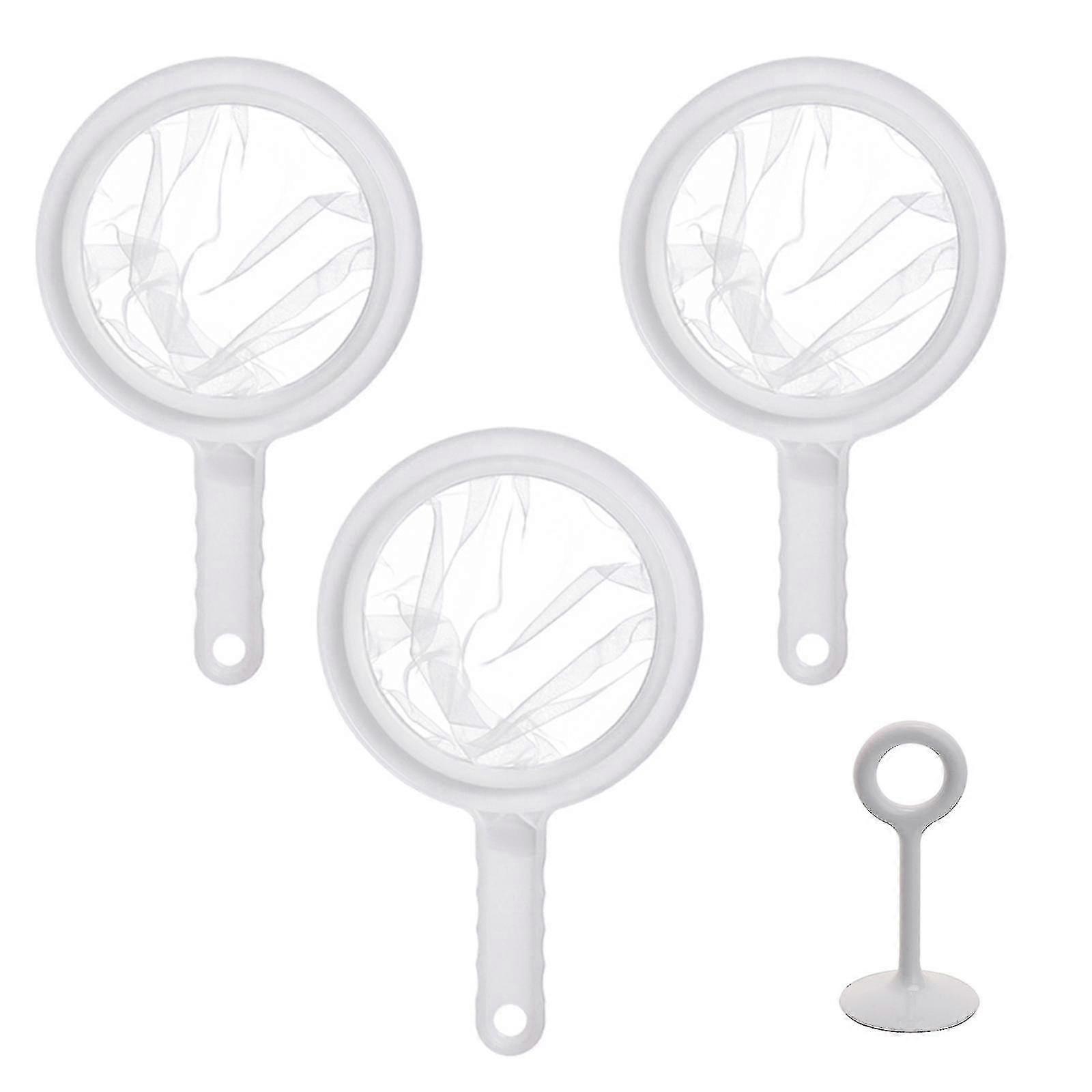 100/200/400mesh Kitchen Fine Ultra-fine Mesh Strainer Kitchen Nylon Mesh Filter Spoon