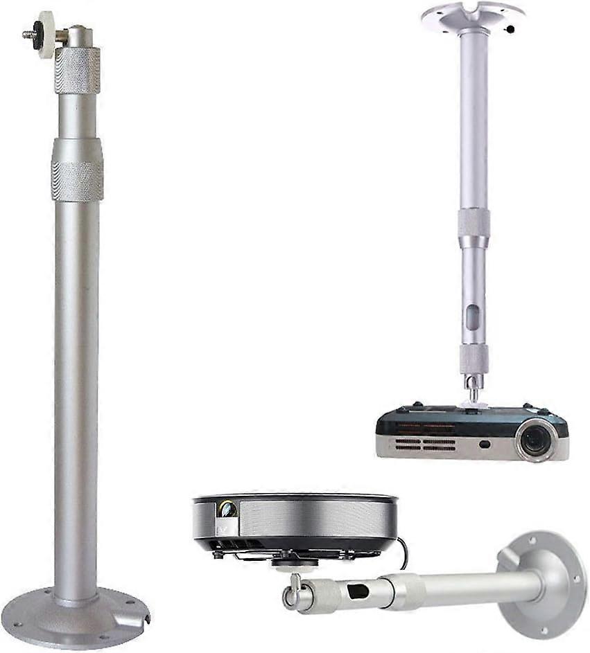 TCGG-Projector Ceiling Wall Mount Bracket 20-40Cm Projector Hanger Bracket Wall Bracket Rotatable Aluminum Alloy Ceiling Bracket