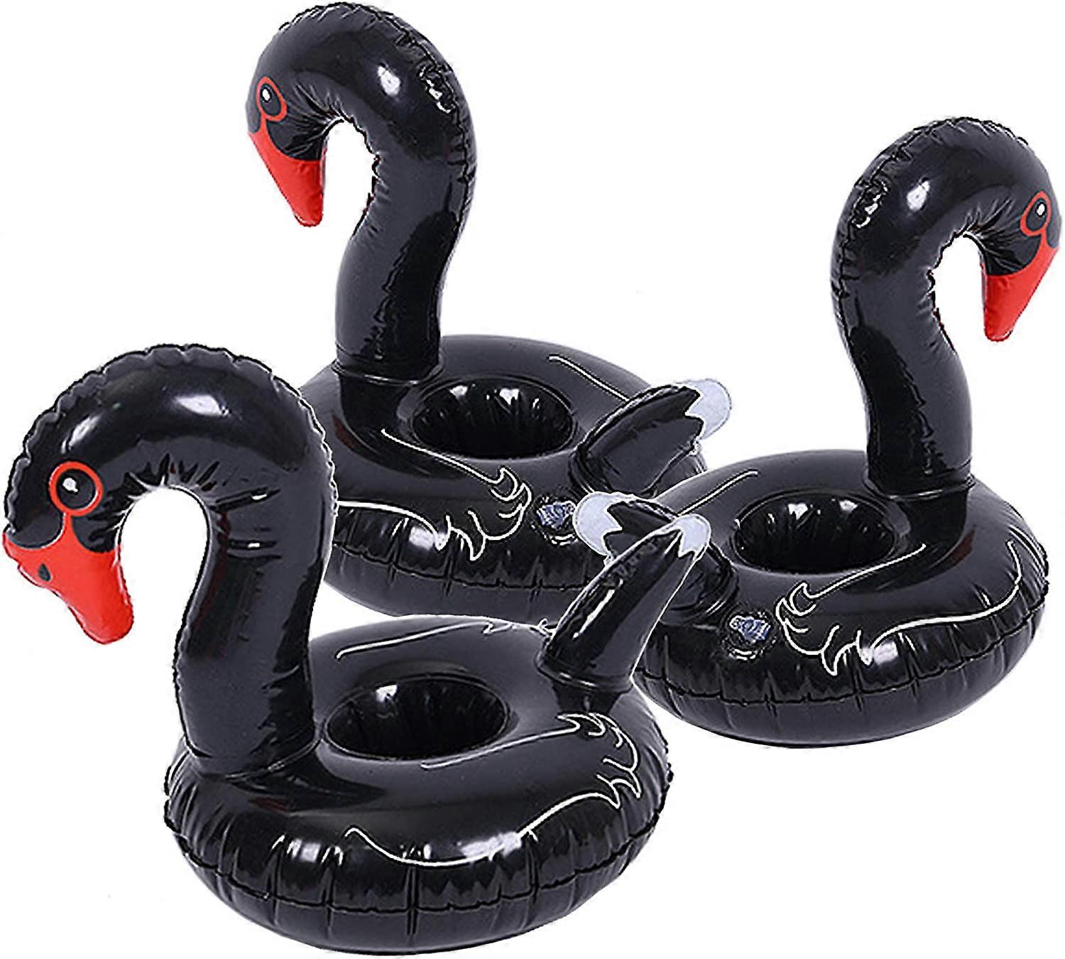 Inflatable Drink Holder 3 Pack Drink Pool Floats Cup Holders for Summer Pool Party, Variety Shape to Choose