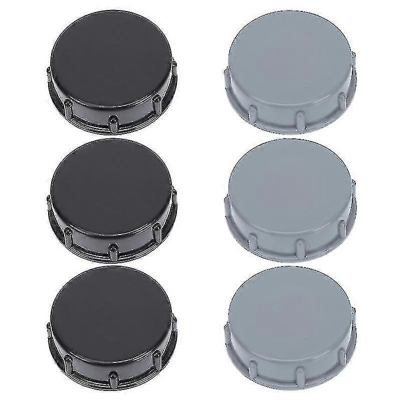 6pcsプラスチックパイプキャップドレンパイプキャップ保護カバー耐久性のあるパイププラグキャップ