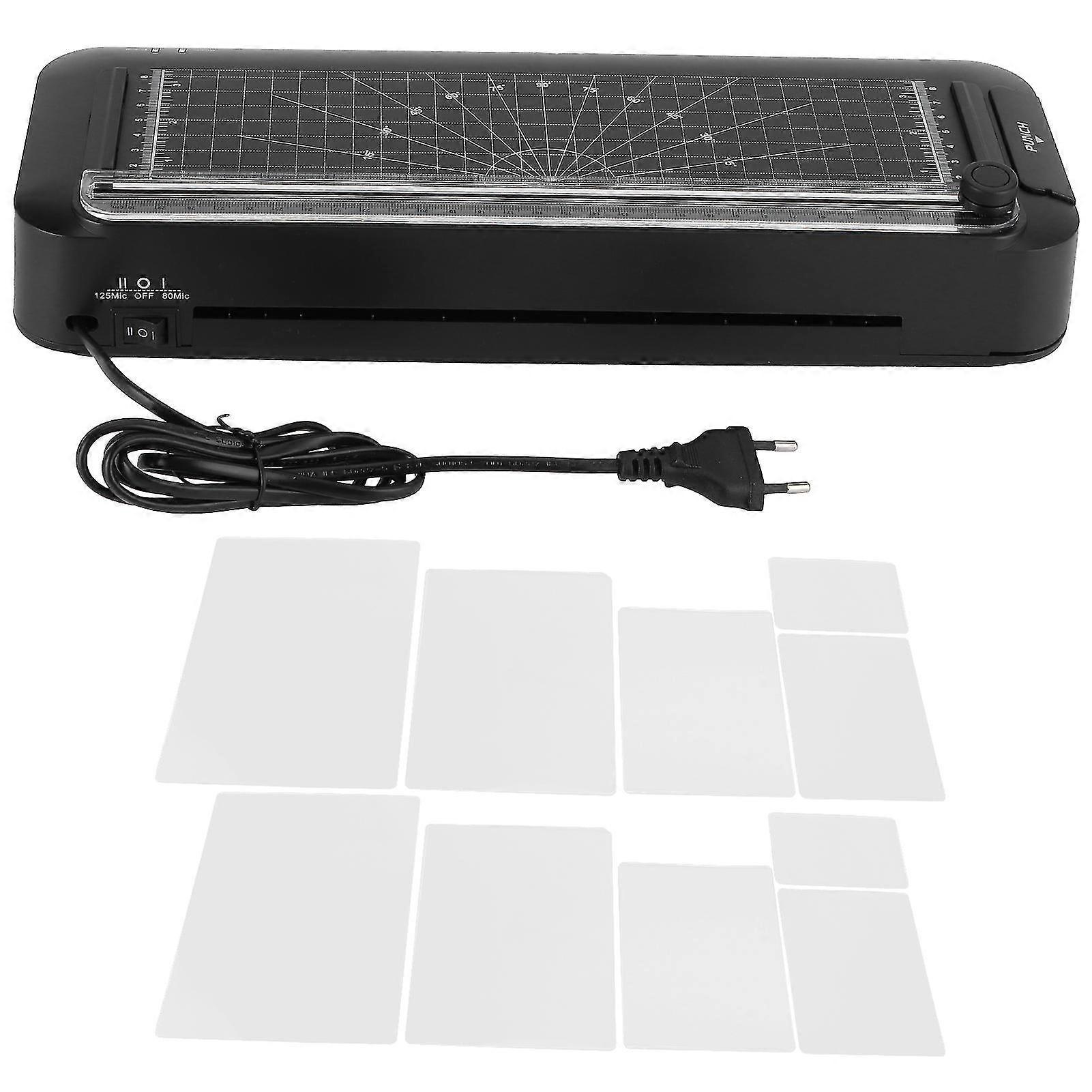 100w Laminator With 10 Lamination Bag Photo Automatic Laminating Machine Eu Plug 220240v