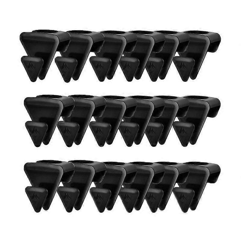 18pc Triangle Clothes Hanger Connector Hooks, Stackable Hanger Hooks, Cascading Connection Hooks