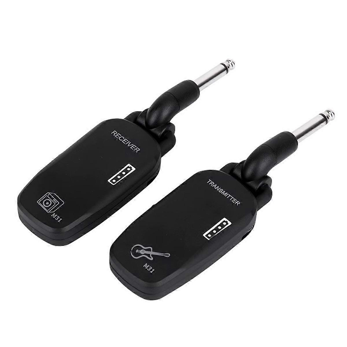 M31 Gitarre Wireless System Audio Transmitter Receiver Pickup USB Wiederaufladbares Wireless-System für E-Gitarre Bass