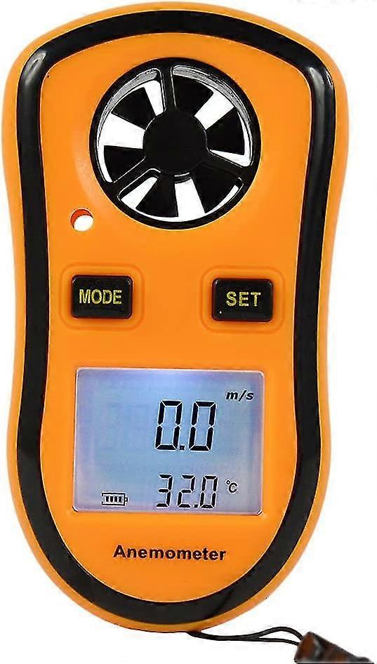 Portable Lcd Wind Speed Meter Backlight Wind Speed Meter For Rcd Drones Helicopter Windsurfing
