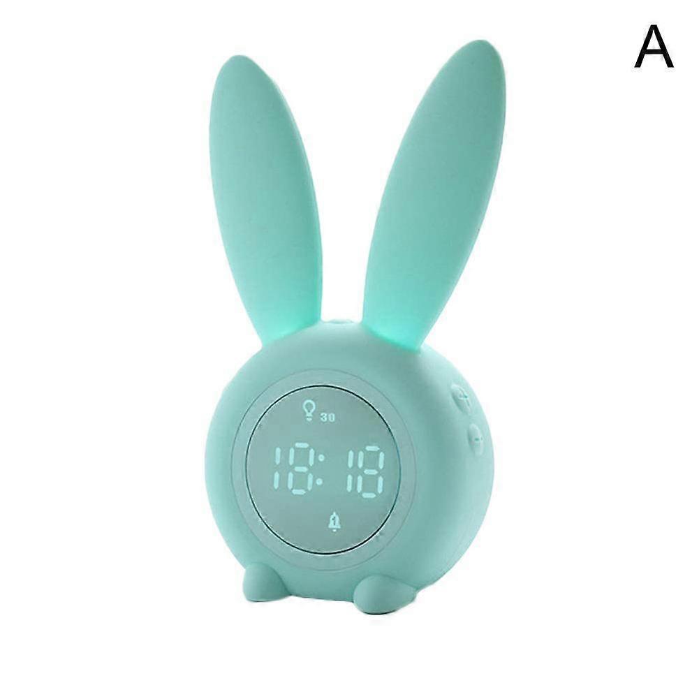 Rabbit Sound Induction Timer Alarm Clock Creative LED Digital Alarm Clock Induction Small Alarm Clock USB Clock With Night Light