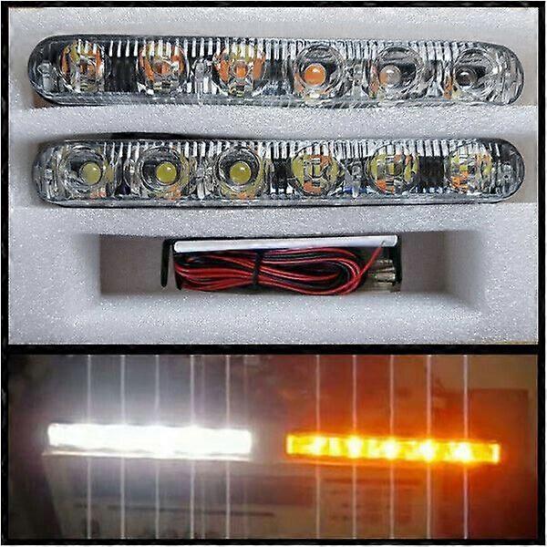 Daytime running lights + DRL LED flashing lights for Alfa Romeo 156 159 164