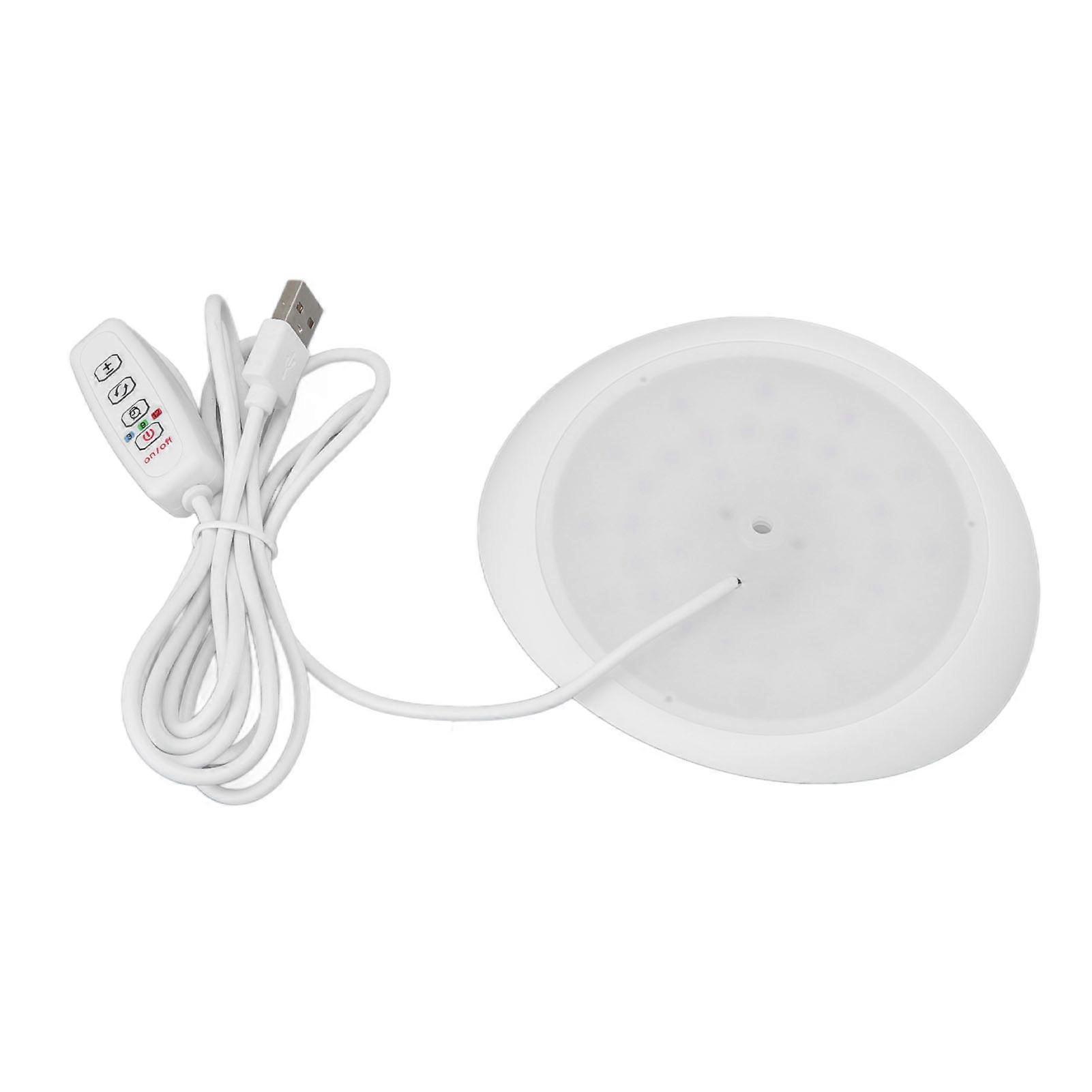 Succulent Cactus Plant Grow Light USB Powered LED Lamp Adjustable Height Brightness 3 Modes Timing