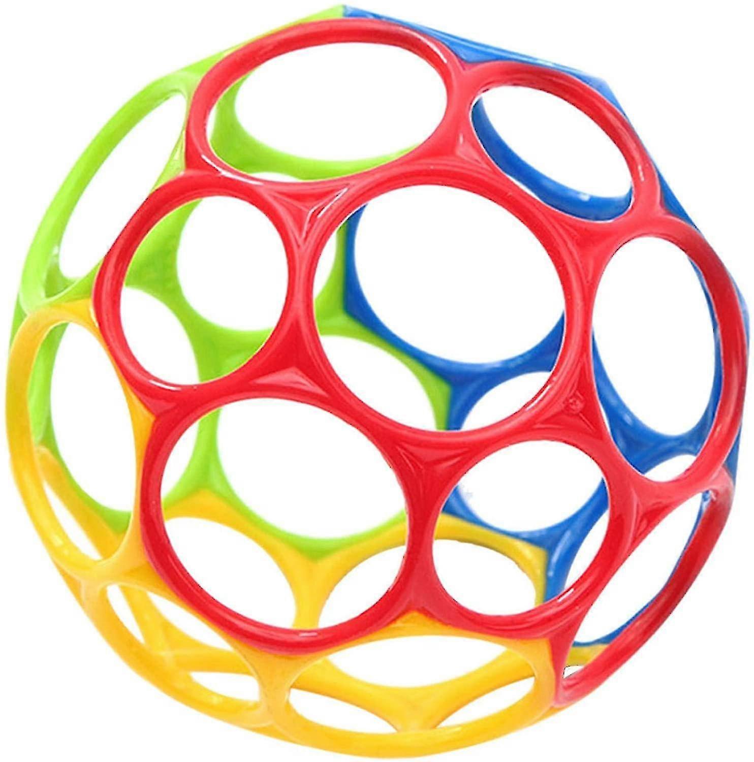 baby toy ball grab classic - flexible and easy-to-grip design for kids of all ages, colorful, 9.5cm