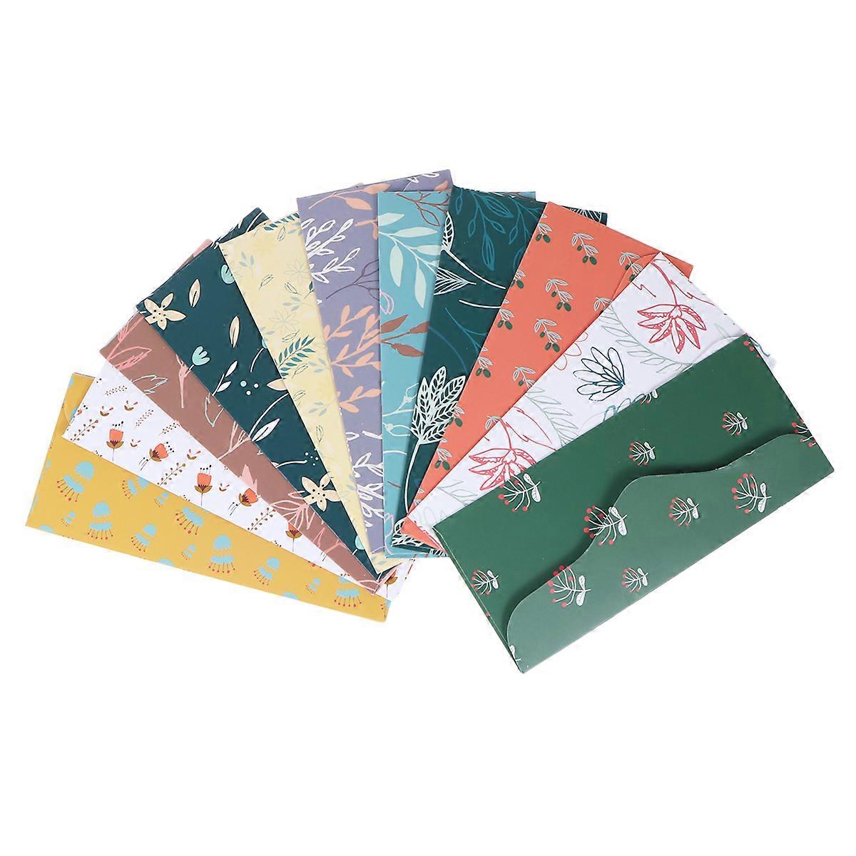 12pcs Creative Cash Envelopes Assorted Money Saving System Retro Budget Envelopes Wallet Spend Plan Sheets