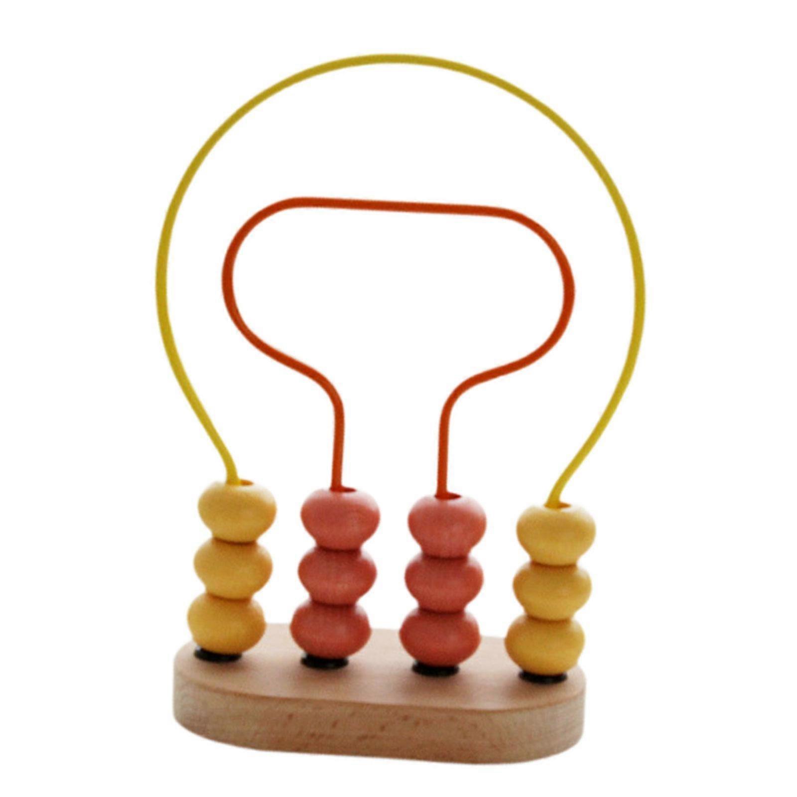 Wooden Roller Abacus Toy Practical Arithmetic Learning Toy for Home Teaching