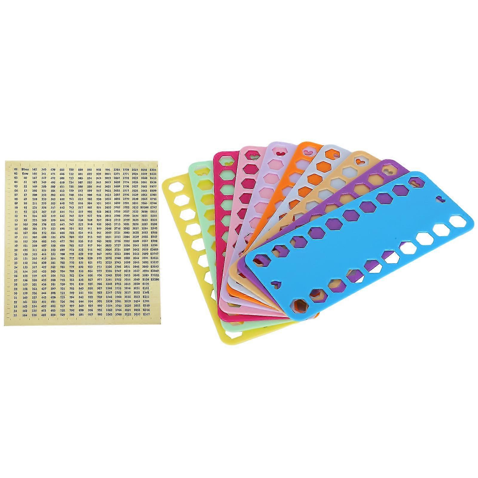 20pcs Plastic Embroidery Thread Organizer + 1pc Digital Sign