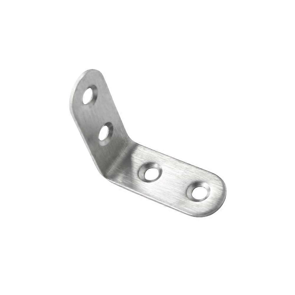 Stainless steel right-angle code L-shaped triangular bracket Iron board fixing connector 90-degree angle iron laminate support L-shaped bracket fixing