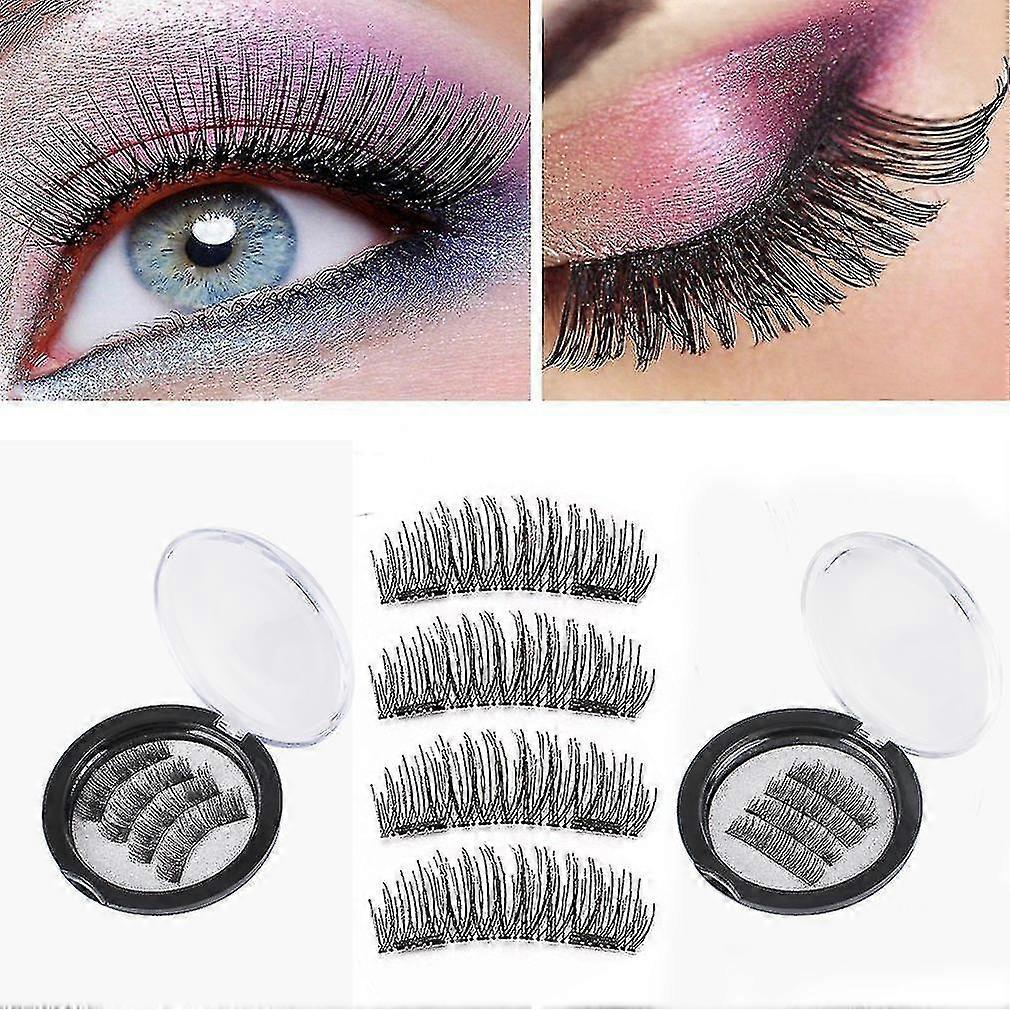 Magnetic Eyelashes Kit 3d Reusable Soft  Magnetic False Eyelashes